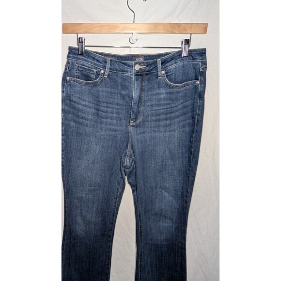NYDJ Womens Slim Bootcut Ankle Jeans Sz 12 Lift X Tuck Stretch Cropped - Picture 2 of 5